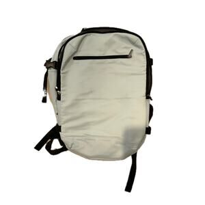 Open Story Signature Day Trip Backpack Creme Green Black